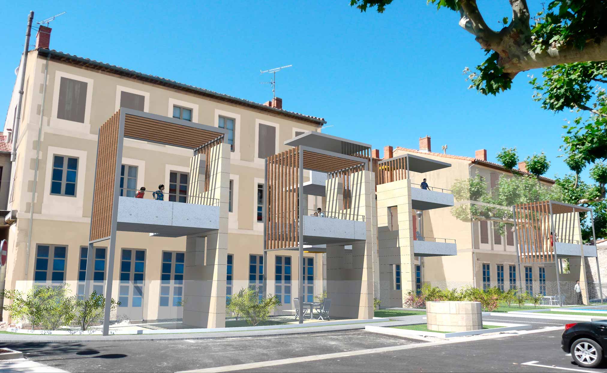 Résidence Léo Lelée Fontvielle - étude