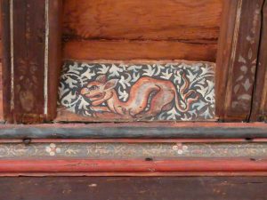 Hotel d'Arlatan - Closoir peint