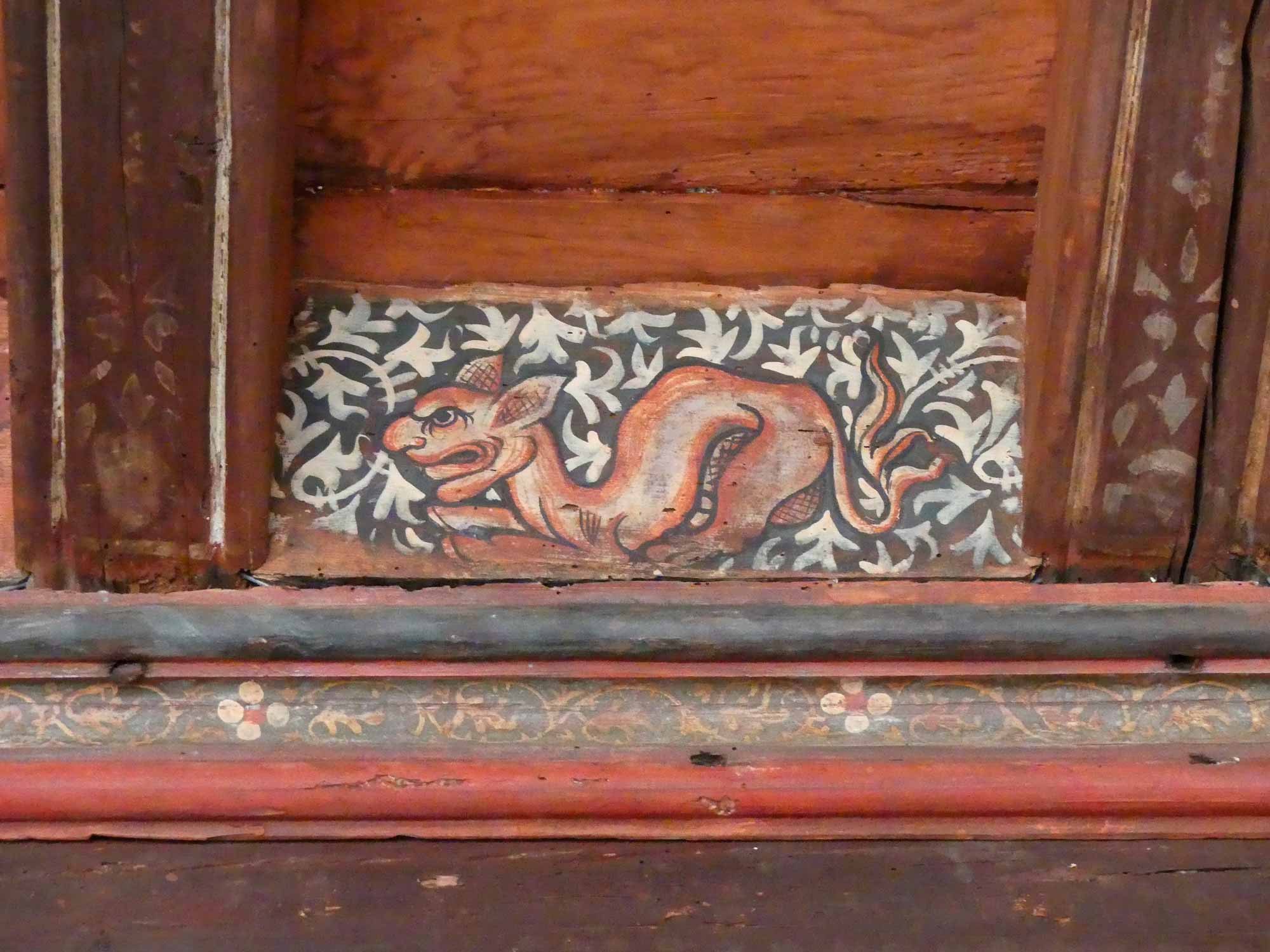 Hotel d'Arlatan - Closoir peint